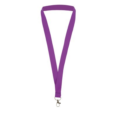 Lanyards para acreditaciones con mosquetón metálico